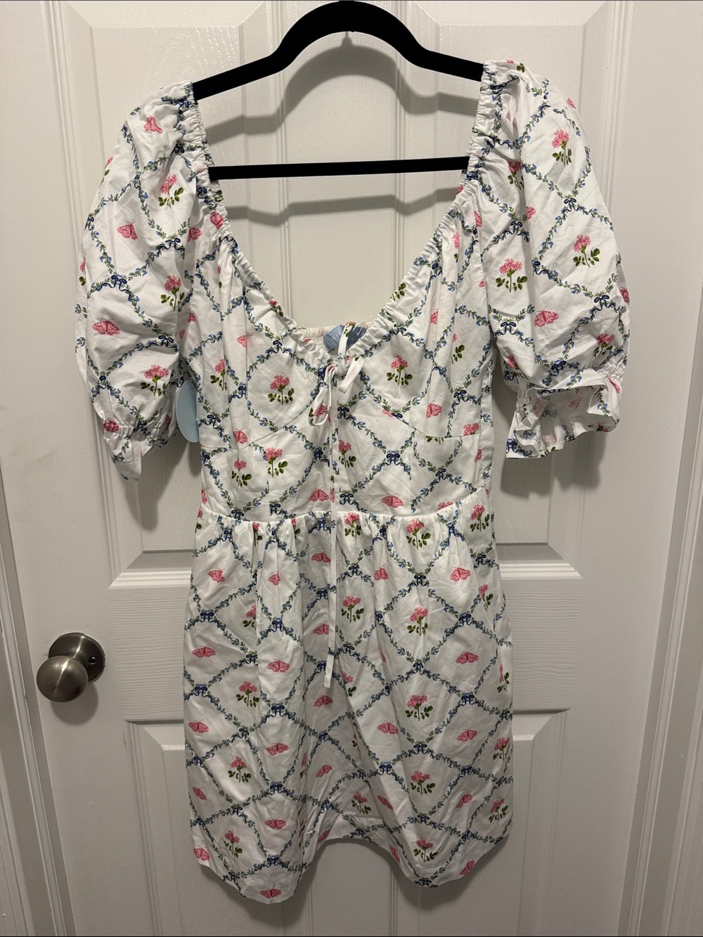 Hill House Home Ophelia Puff-Sleeve Mini Dress